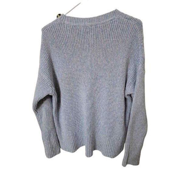 M&S collection sweater Womens size xl baby blue‎ cotton blend heavy and warm - Picture 2 of 6